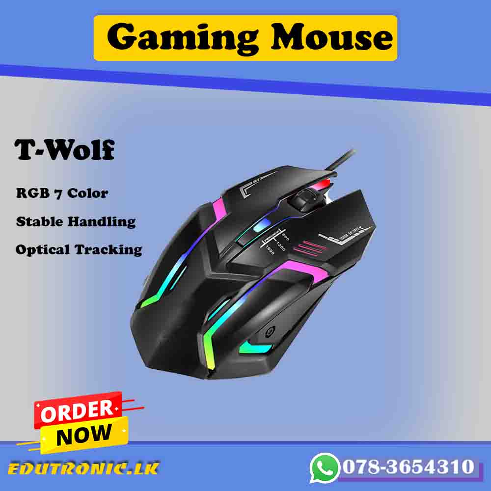 T-Wolf RGB Gaming Mouse
